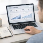 First affiliate commission realistic progress tracking